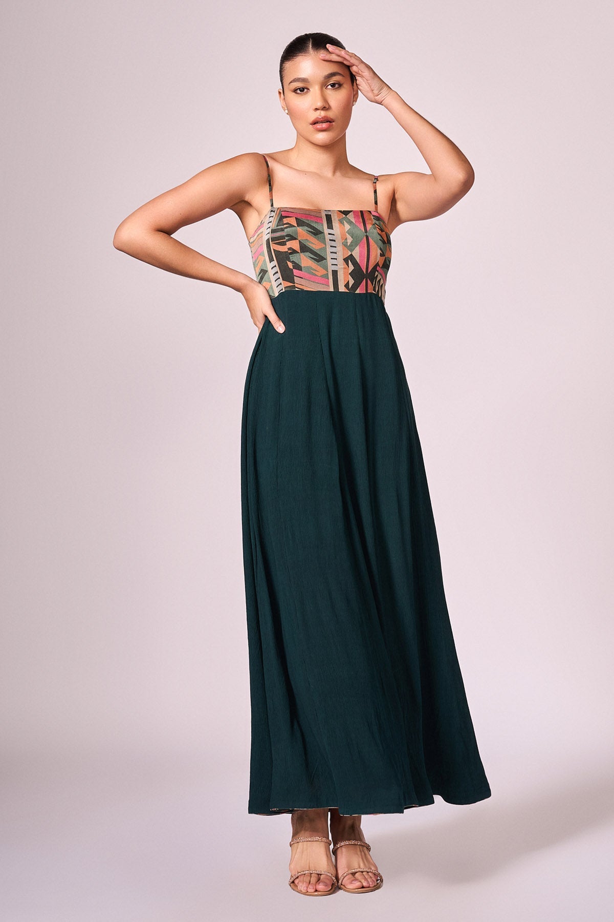 Buy Multicolor Viscose Print dress by Koswi for women online at ScrollnShops